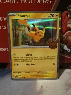 Pikachu 062/193 Holo Pokemon Trick or Trade 2023 Halloween Pokemon TCG LP - MP - Image 1