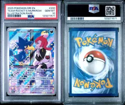 2025 POKEMON DRI EN TEAM ROCKET'S MURKROW ILLUSTRATION RARE #200 PSA 10 - Image 3