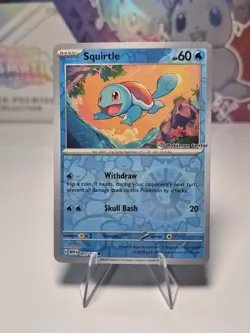 pokemon Squirtle Pokemon Center Stamp Promo - PC Exclusive 007/165 - Image 1