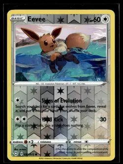 Pokemon TCG Shining Fates #052/072 Eevee - Image 1