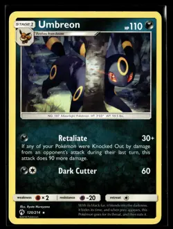 Pokemon TCG SM - Lost Thunder #120/214 Umbreon - Image 1