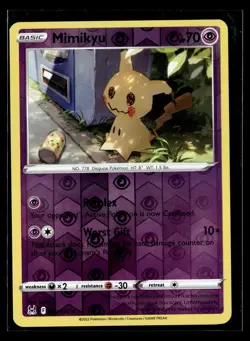 Pokemon TCG SWSH11: Lost Origin #080/196 Mimikyu reverse holo - Image 1