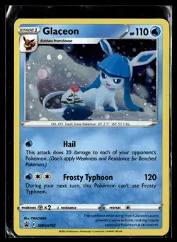 Pokemon TCG SWSH: Sword & Shield #SWSH192 Glaceon Cosmos Holo - Image 1