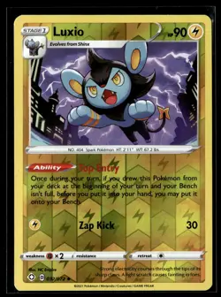 Pokemon TCG Shining Fates #032/072 Luxio Reverse Holo - Image 1