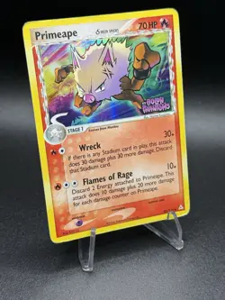 Pokemon Primeape (Delta Species) 50/110 Holon Phantoms Reverse Holo - Image 1