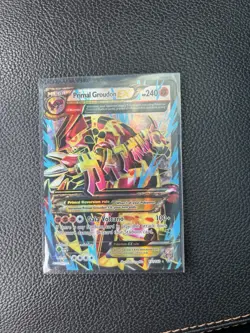 Pokemon Primal Groudon EX Full Art Holo Ultra Rare 151/160 240 HP English - Image 2