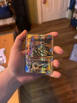 Pokemon Primal Groudon EX Full Art Holo Ultra Rare 97/98 240 HP English - Image 1