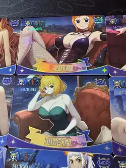 One Piece 9 Holo Foiled Collectible Waifu Character Anime Full Art Cards Yamato - Image 3