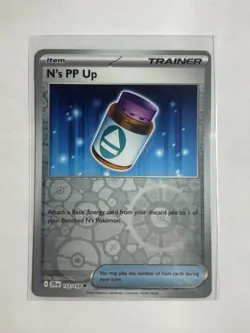 N's PP Up Uncommon Reverse Holo 153/159 NM SV09: Journey Together Pokemon Card - Image 1