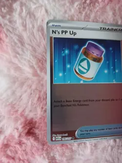 Pokemon N's PP Up 195/217 Me: Ascended Heroes Reverse Holo - TCG Card - Image 2