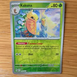 KAKUNA 014/165 POKEMON CARD (151 SET) REVERSE HOLO - Image 1