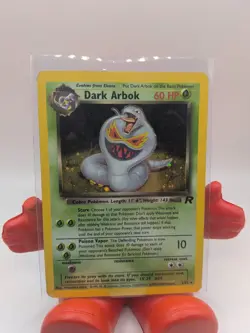 Pokemon Dark Arbok Holo Rare TCG Card 2/82 Unlimited - Image 1