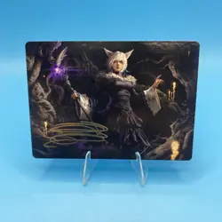 GOLD SIGNATURE Y'shtola, Night's Blessed 21/53 Final Fantasy Art Series MTG - Image 1