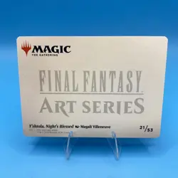 GOLD SIGNATURE Y'shtola, Night's Blessed 21/53 Final Fantasy Art Series MTG - Image 2