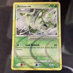 Arceus AR2 Holo Rare 90 HP Leaf Refresh 2009 Pokemon Card Grass LP Condition - Image 1