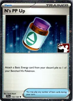 N's PP Up 153/159 Prize Pack Series Cards Holo NM - Image 1