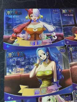 One Piece 9 Holo Foiled Collectible Waifu Character Anime Full Art Cards - Image 2