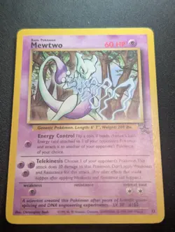 Mewtwo #12 Black Star Promo - WoTC Pokemon Card - LP Lightly Played - Image 1