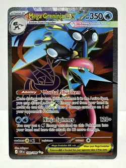 Mega Greninja ex Pokemon Chaos Rising 100/086 Full Art Ultra Rare NM ! - Image 1