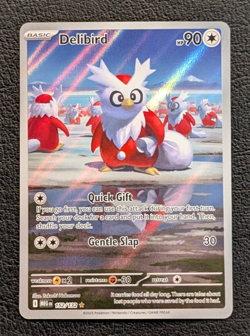 Pokemon Mega Evolutions Delibird Illustration Rare MEG 152/132 NM - Image 1