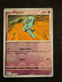 Pokemon TCG - Elgyem 040/086 Poke Ball Pattern - Black Bolt - Image 1