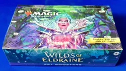 Set Booster Box Wilds of Eldraine WOE MTG New Sealed Magic The Gathering 2023 195166231808 - Image 1