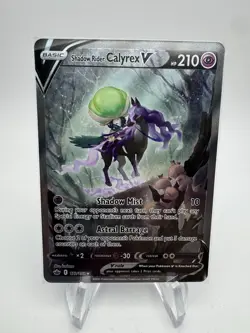 Pokemon Chilling Reign Holo Shadow Rider Calyrex V 172/198 NM - Image 1