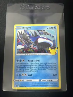 Pokemon TCG Kyogre Celebrations 003/025 Holo Holo Rare MINT CONDITION - Image 1