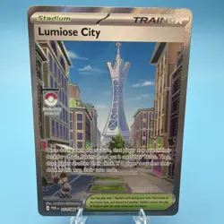 Lumiose City 111/88 Trainer Stadium holo full art Perfect Order ME Pokemon 2026 - Image 1