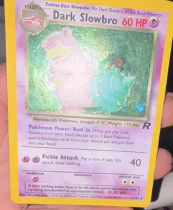 Dark Slowbro 12/82 Team Rocket Holo Rare Unlimited English 60HP Stage 1 Arita - Image 1