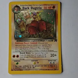 Pokemon Dark Dugtrio Team Rocket Holo 6/82 - Image 1