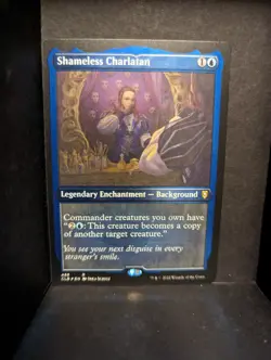 Shameless Charlatan *ETCHED FOIL* MTG Commander Legends Battle for Baldur's Gate - Image 1