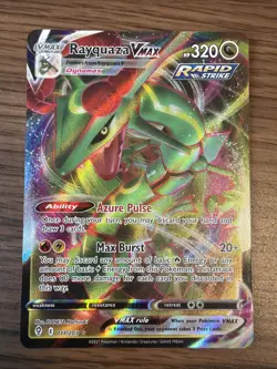 Pokemon Rayquaza VMAX 111/203 SWSH07 Evolving Skies Ultra Rare Holo English - Image 1
