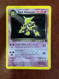 Dark Alakazam 1/82 - Pokemon Team Rocket (2000) - Holo Rare - MP / light damage - Image 2