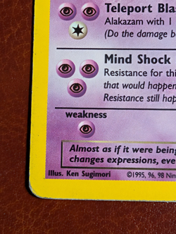 Dark Alakazam 1/82 - Pokemon Team Rocket (2000) - Holo Rare - MP / light damage - Image 5