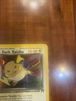 Pokemon Dark Raichu 83/82 Team Rocket Secret Rare Holo Rare Unlimited Damaged⚡ - Image 4