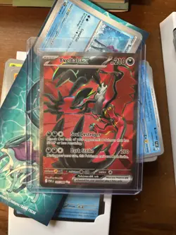 Yveltal ex 105/88 Double Rare Full Art Pokemon Perfect Order ME03 NM - Image 1