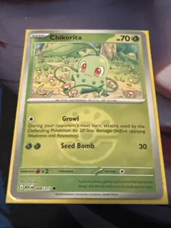 Pokemon - Chikorita 008/217 - Ascended Heroes Reverse Holo - NM - Image 1