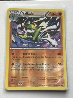 Pokemon TCG NM-M condition Gallade 81/113 Reverse Rare Legendary Treasures - Image 1