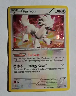 Pokemon - Furfrou - X&Y Base Set 114/146 - Cosmos Holo Rare - NM - Image 1