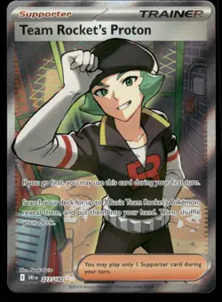 Pokemon Cards Team Rocket's Proton 227/182 Destined Rivals Ultra Rare NM *4 - Image 1