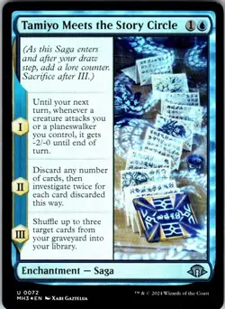 Tamiyo Meets the Story Circle 72 Modern Horizons 3 Magic: The Gathering Foil MP - Image 1