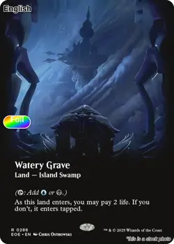 Watery Grave (Borderless) EN [EOE - 286] - NM [Foil] TCG MTG - Image 1