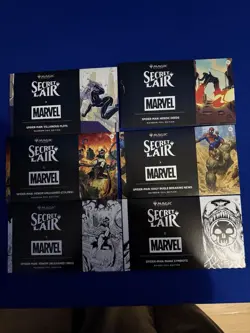 MTG Spider-Man Secret Lair Foil Bundle Plus Mana Sybiote- SEALED - Image 1