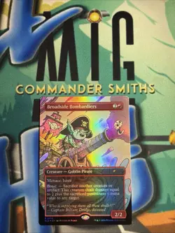 Broadside Bombardiers ✨ Borderless FOIL ✨ MTG NM Goblinstorm Secret Lair 2410 - Image 1