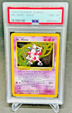 PSA 8 - 1999 Pokemon Jungle MR. MIME-HOLO #6 (8971) - Image 1