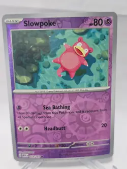 SLOWPOKE 079/165 - REVERSE HOLO - 151 Scarlet Violet Pokemon - Image 1