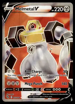 2022 Sword & Shield - Pokemon GO Melmetal V Basic/Rare Ultra #75 - Image 1