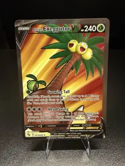 The Pokemon Company Alolan Exeggutor V Full Art Ultra Rare Holo 071/078 GO - Image 1
