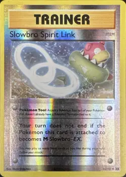 Slowbro Spirit Link 86/108 Uncommon Evolutions Pokemon Reverse Holo LP - Image 1